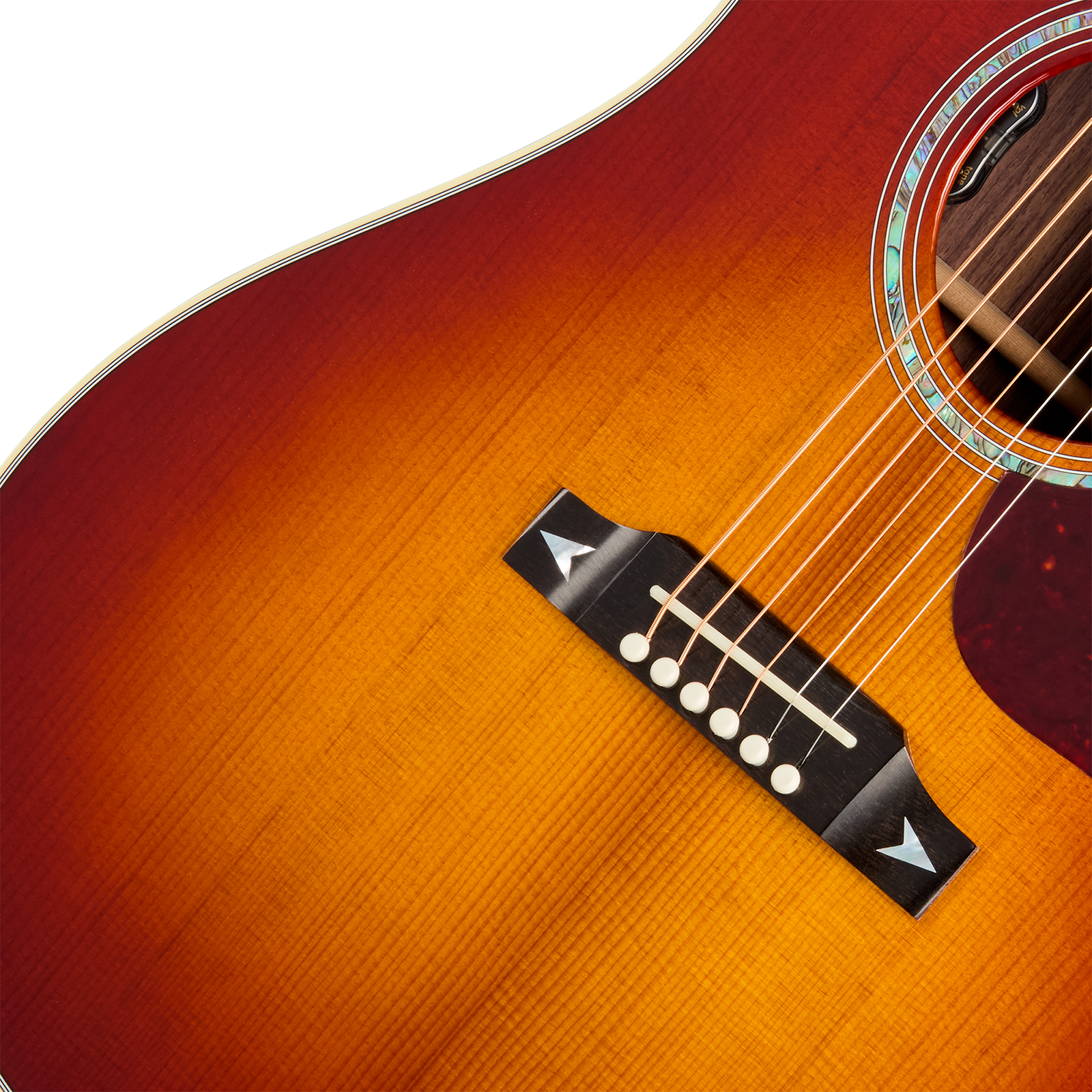 Gibson Songwriter Recording Artist (baggs Hifi Dna) Dreadnought Cw Epicea Palissandre Eb - Rosewood Burst - Folk gitaar - Variation 3