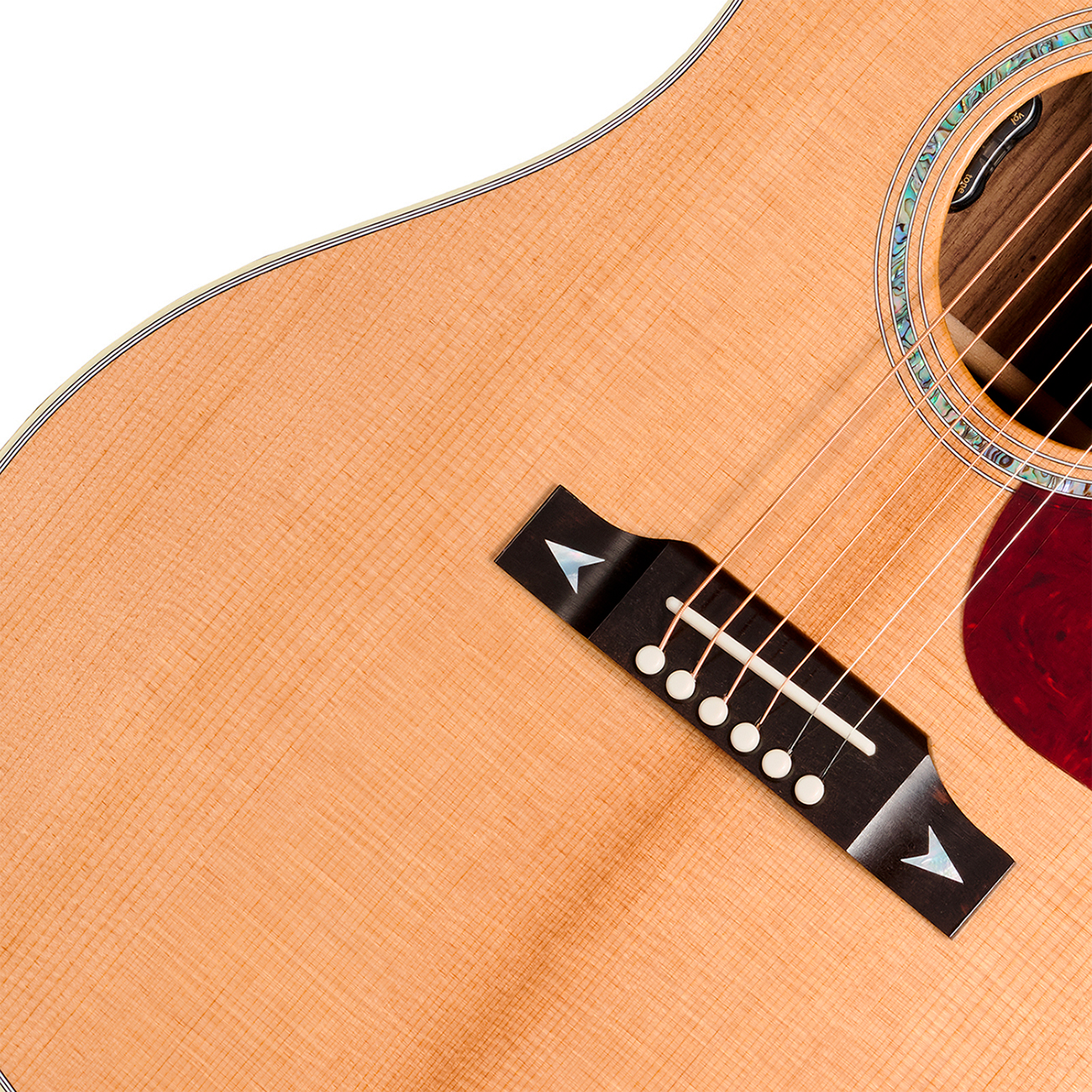 Gibson Songwriter Recording Artist Dreadnought Epicea Palissandre Rw - Antique Natural - Folk gitaar - Variation 3