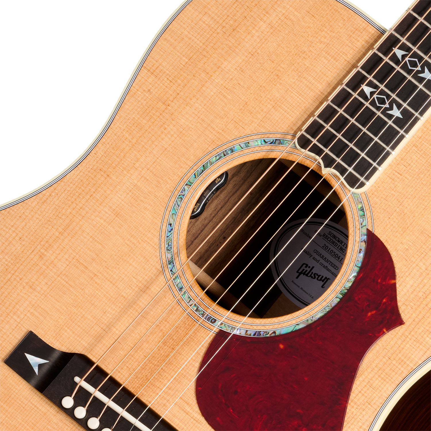 Gibson Songwriter Recording Artist Lh (baggs Hifi Dna) Dreadnought Gaucher Epicea Palissandre Eb - Antique Natural - Folk gitaar - Variation 2