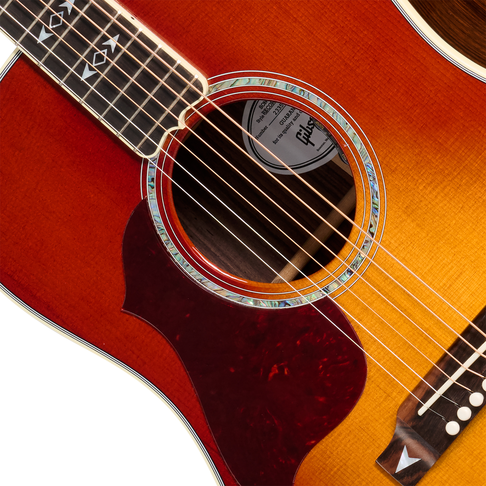 Gibson Songwriter Recording Artist Lh (baggs Hifi Dna) Dreadnought Gaucher Epicea Palissandre Eb - Rosewood Burst - Folk gitaar - Variation 2