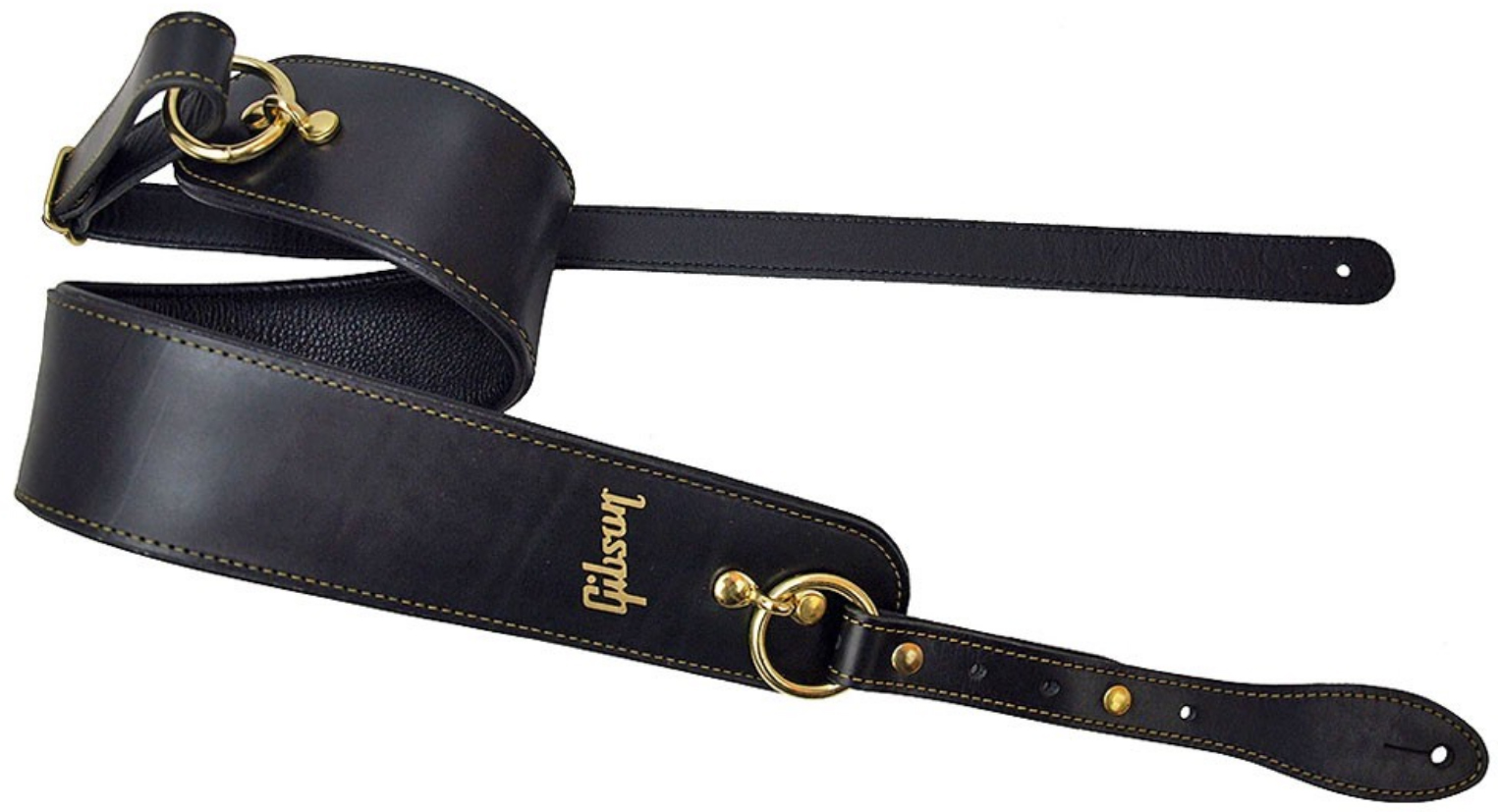 Gitaarriem Gibson The Premium Saddle Guitar Strap Black
