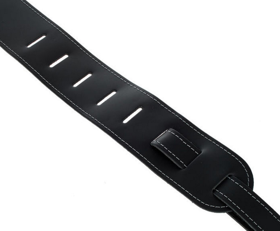 Gibson The Troubadour Acoustic Guitar Strap Cuir Black - Gitaarriem - Variation 2