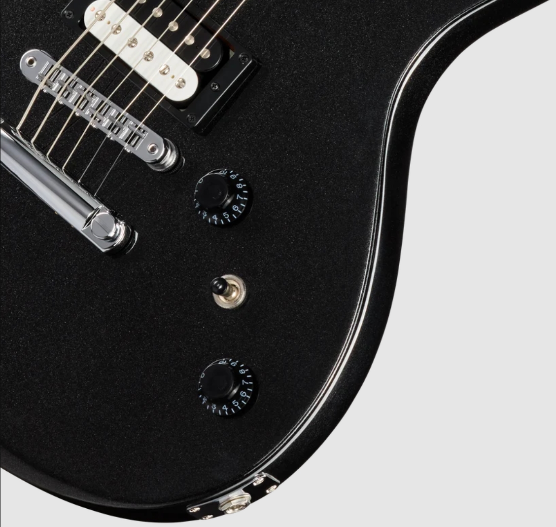 Gibson Victory Baritone Usa 2h Ht Eb - Graphite Metallic - Bariton elektrische gitaar - Variation 3