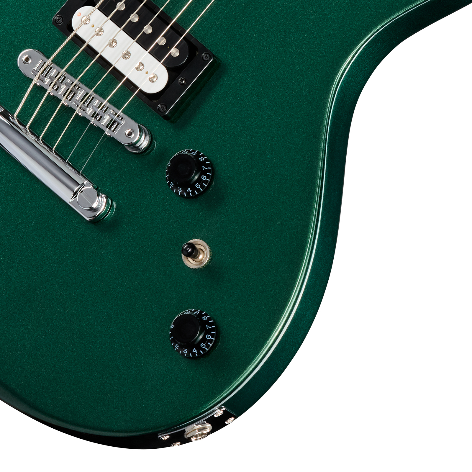 Gibson Victory Baritone Usa 2h Ht Eb - British Racing Green - Bariton elektrische gitaar - Variation 3