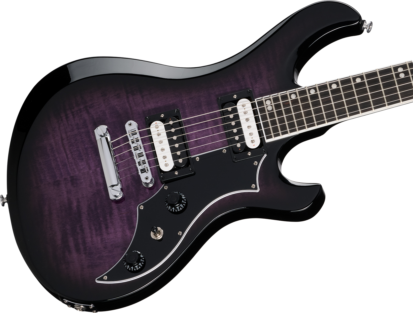 Gibson Victory Figured Top Usa 2h Ht Eb - Dark Purple Burst - Guitarra eléctrica de doble corte. - Variation 2