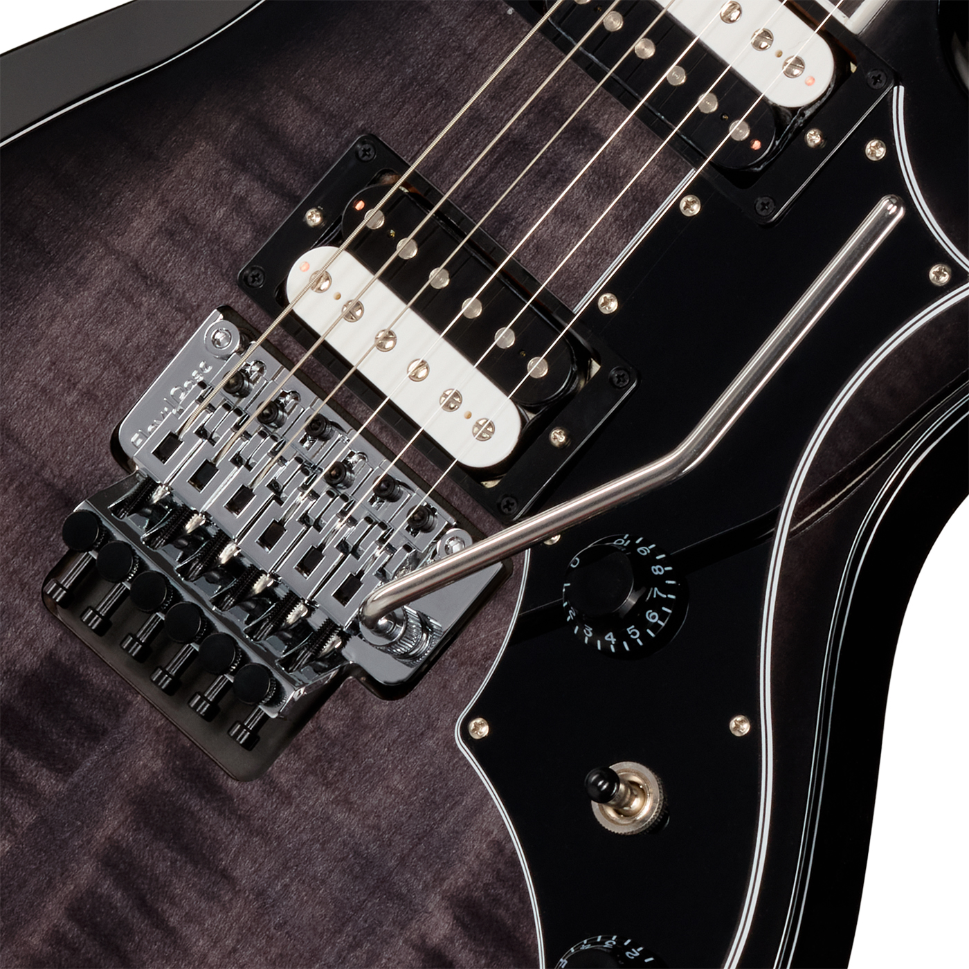 Gibson Victory Floyd Rose Usa 2h Fr Eb - Translucent Ebony Burst - Double cut gitaar - Variation 2
