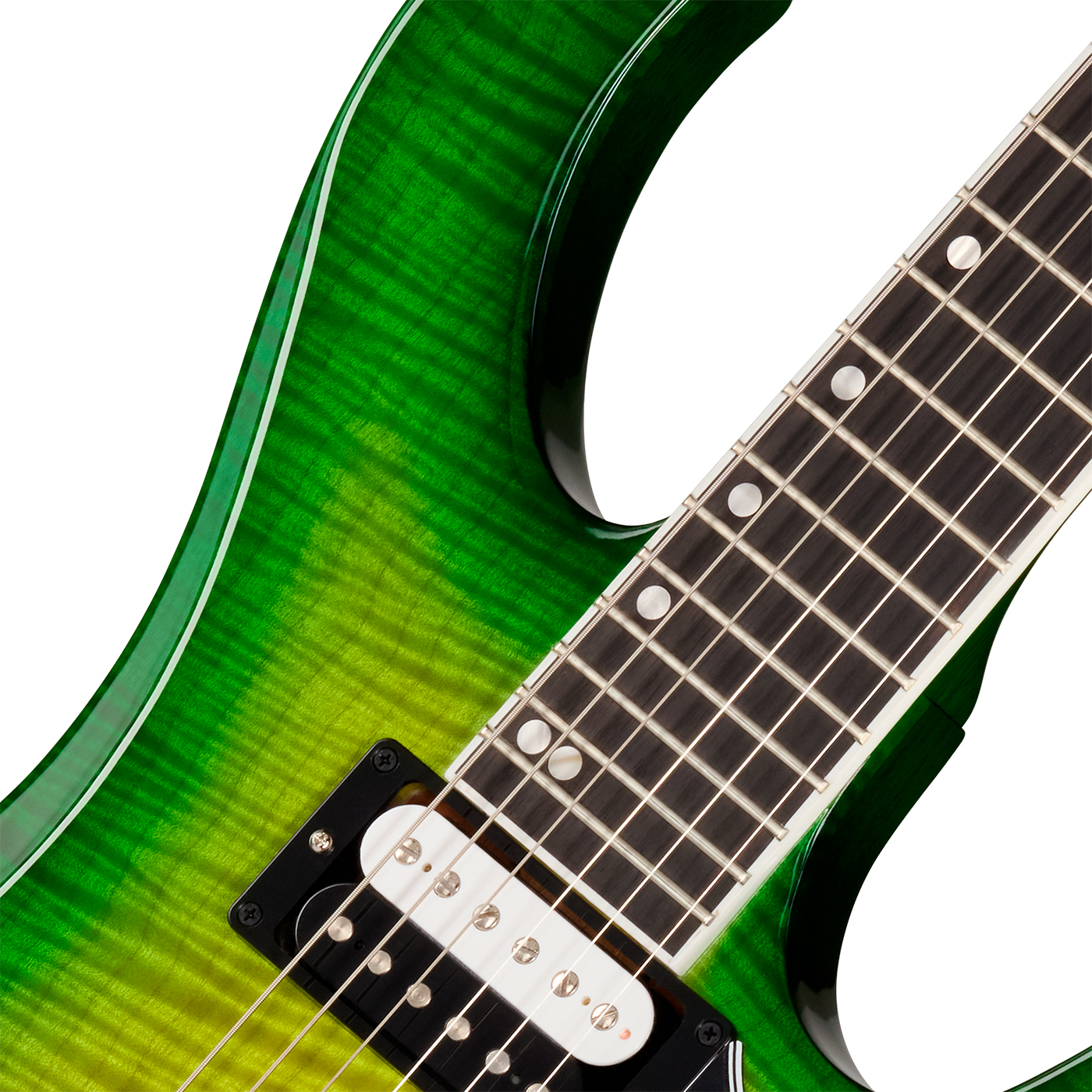 Gibson Victory Floyd Rose Usa 2h Fr Eb - Iguana Burst - Double cut gitaar - Variation 2