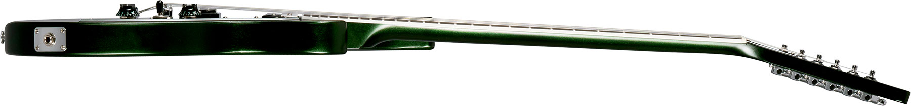 Gibson Victory Usa 2h Ht Eb - Dark Green Satin - Guitarra eléctrica de doble corte. - Variation 2