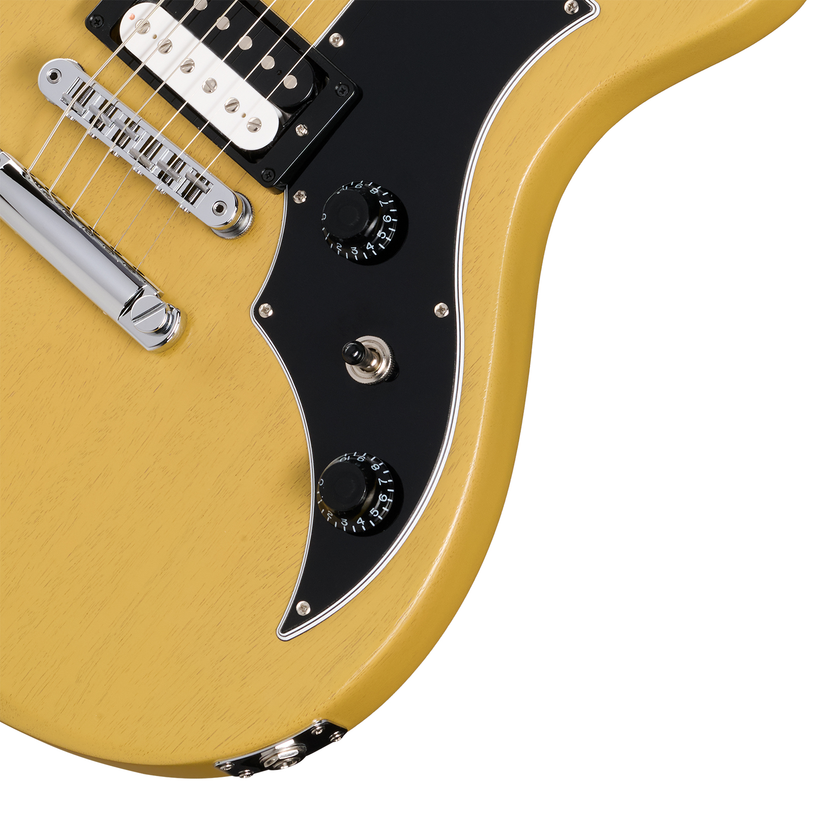 Gibson Victory Usa 2h Ht Eb - Tv Yellow Satin - Guitarra eléctrica de doble corte. - Variation 2