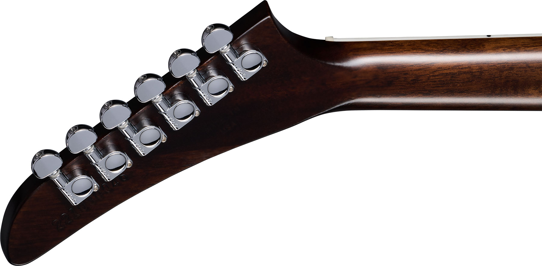 Gibson Victory Usa 2h Ht Eb - Dark Walnut Satin - Guitarra eléctrica de doble corte. - Variation 3