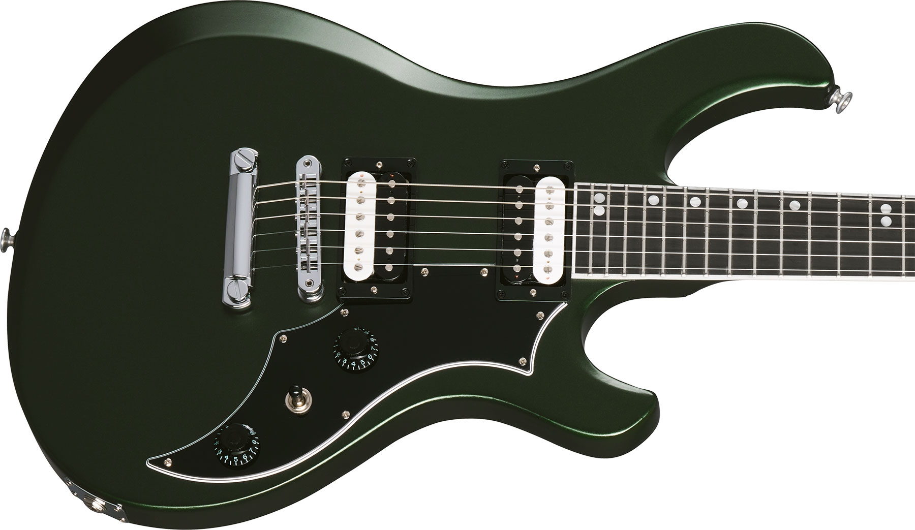 Gibson Victory Usa 2h Ht Eb - Dark Green Satin - Guitarra eléctrica de doble corte. - Variation 3