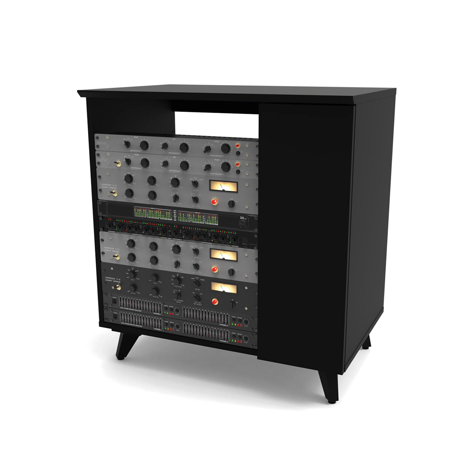 Glorious Modular Side Rack Finition Noire - Studiomeubel - Variation 5