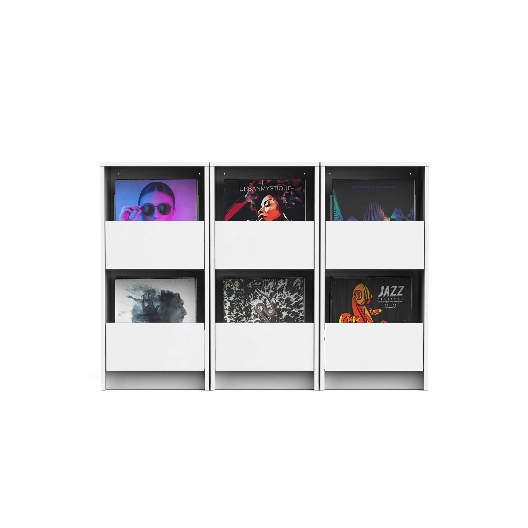 Glorious Vinyl Vault White - DJ-Workstation - Variation 5