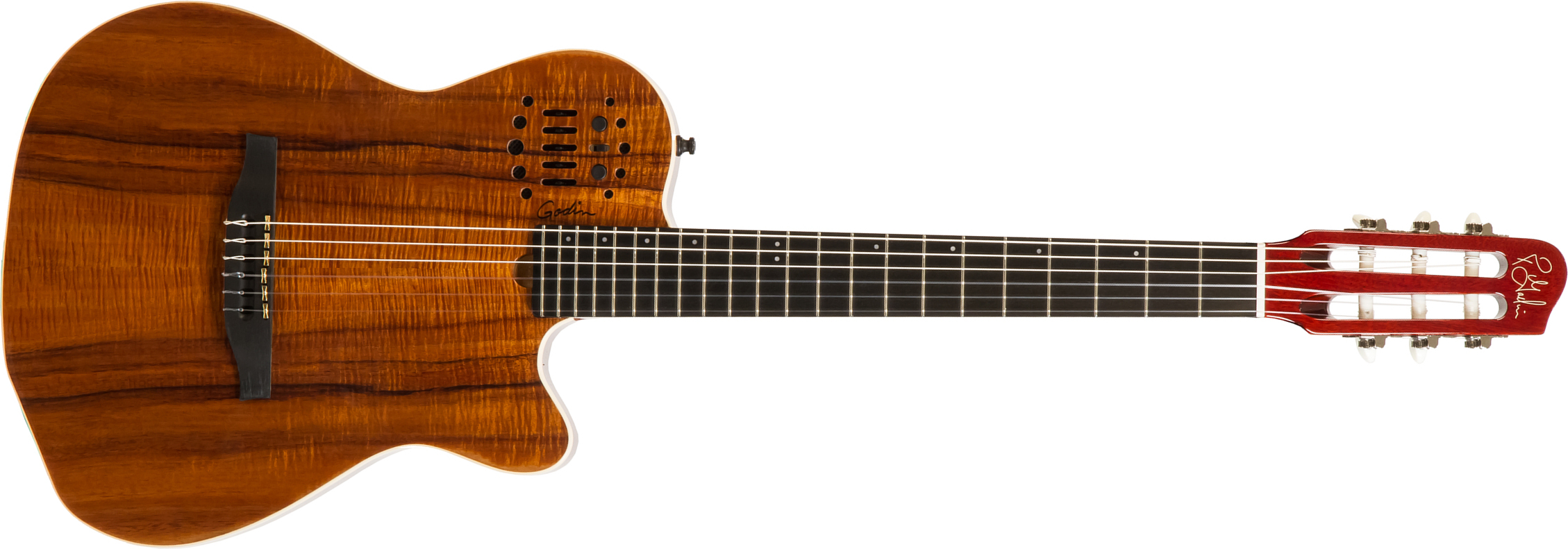 Godin Multiac Nylon Acs Koa Extreme +housse - Natural Hg - Klassieke gitaar 4/4 - Main picture