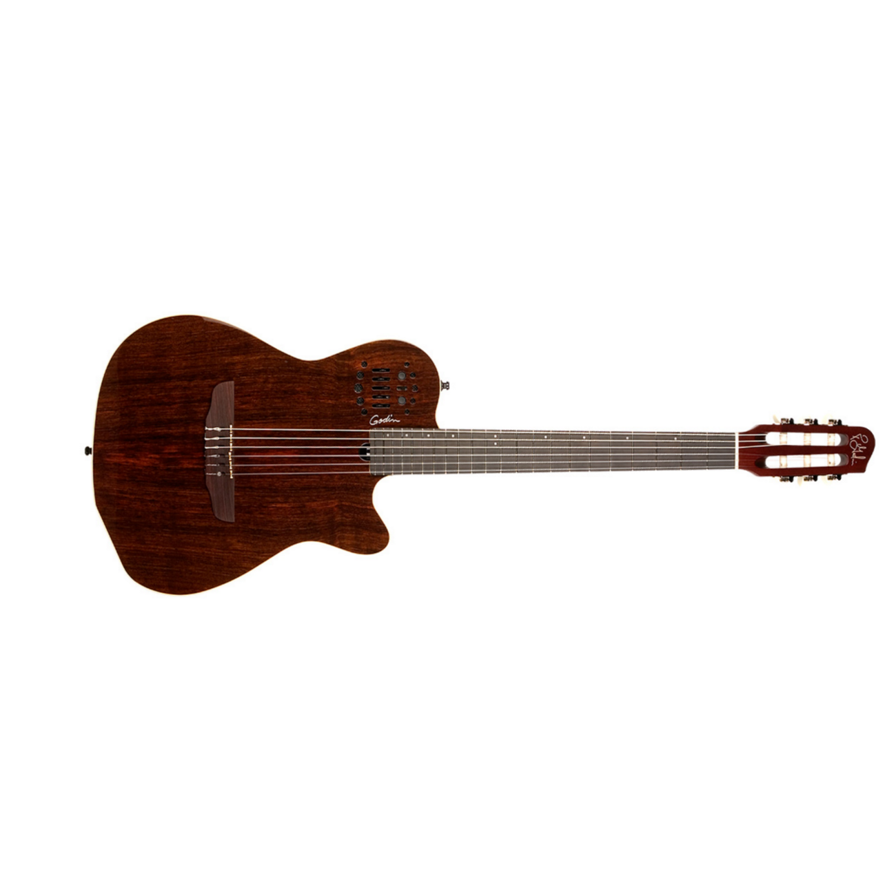 Godin Multiac Nylon Acs Sa Rosewood Synth Access +housse - Natural - Klassieke gitaar 4/4 - Main picture