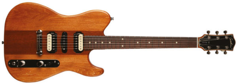 Godin Radium Ltd Hsh Bare Knuckle Ht Rw +housse - Winchester Brown - Televorm elektrische gitaar - Main picture
