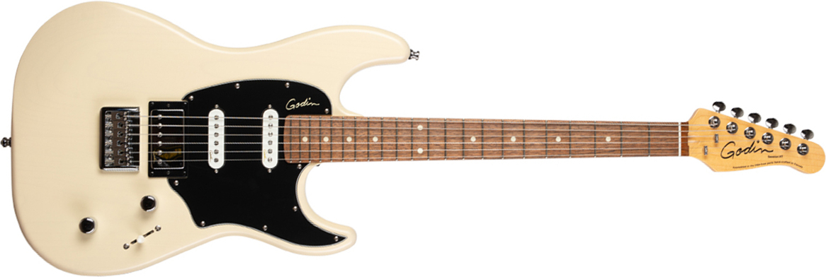 Godin Session Ht Hss Lau - Trans Cream - Elektrische gitaar in Str-vorm - Main picture