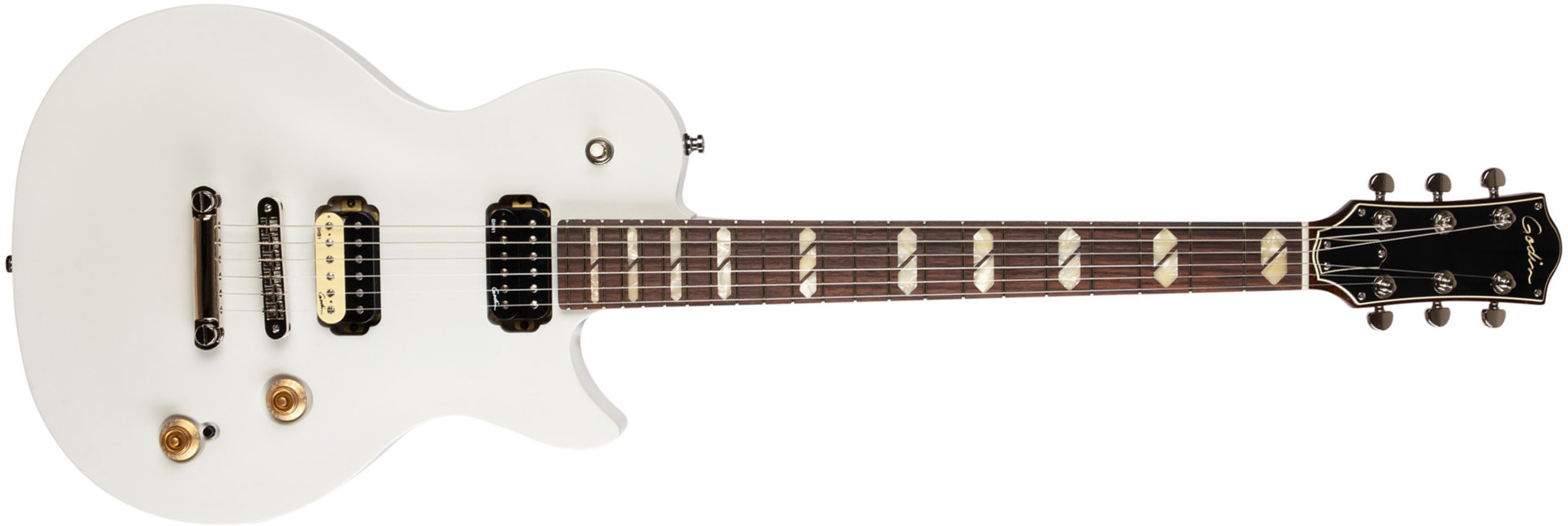 Godin Summit Classic Hh Ht Rw - Trans White - Enkel gesneden elektrische gitaar - Main picture