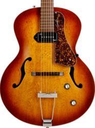 Hollow bodytock elektrische gitaar Godin 5th Avenue Kingpin P90 - Cognac burst