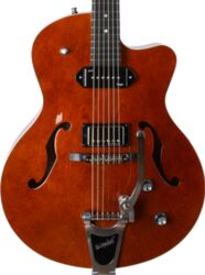 Hollow bodytock elektrische gitaar Godin 5th Avenue Uptown Custom Bigsby - Havana burst