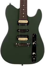 Televorm elektrische gitaar Godin Radium - Matte green