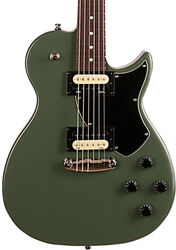 Enkel gesneden elektrische gitaar Godin Summit Classic SG - Matte green