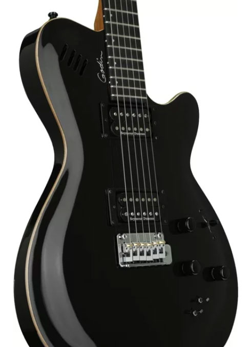 Godin Lgxt Sa Hh Seymour Duncan Piezo Midi Trem Ric - Black Pearl - MIDI / Digital elektrische gitaar - Variation 1