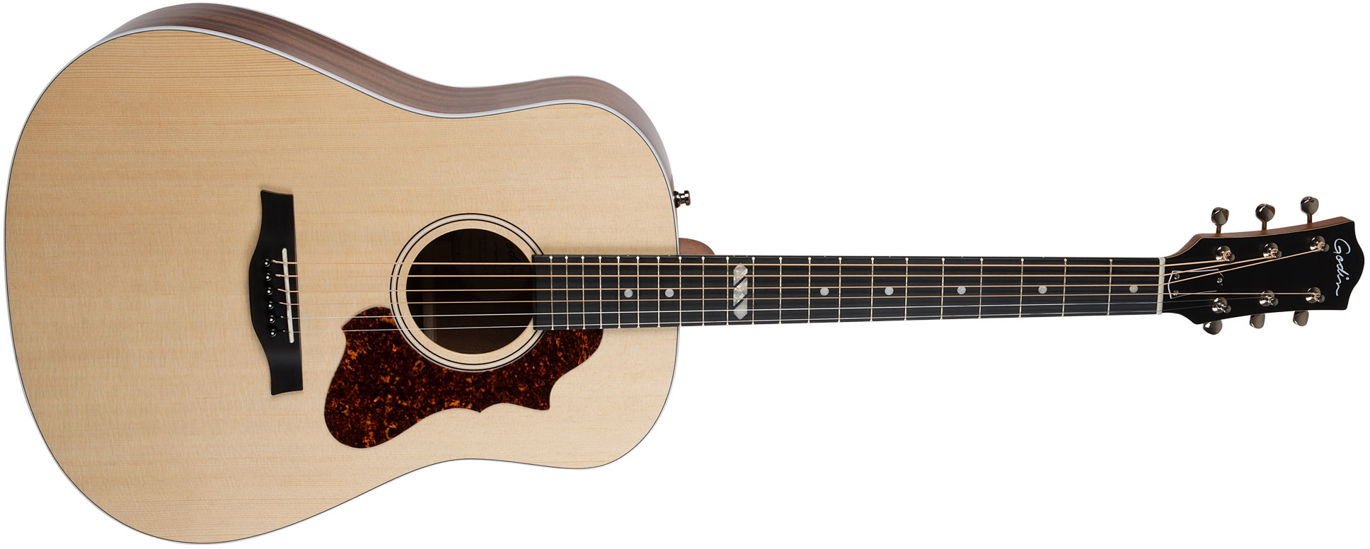 Godin Metropolis Classic Lr Baggs Dreadnought Epicea Acajou Ric - Natural Semi-gloss - Westerngitaar & electro - Variation 1