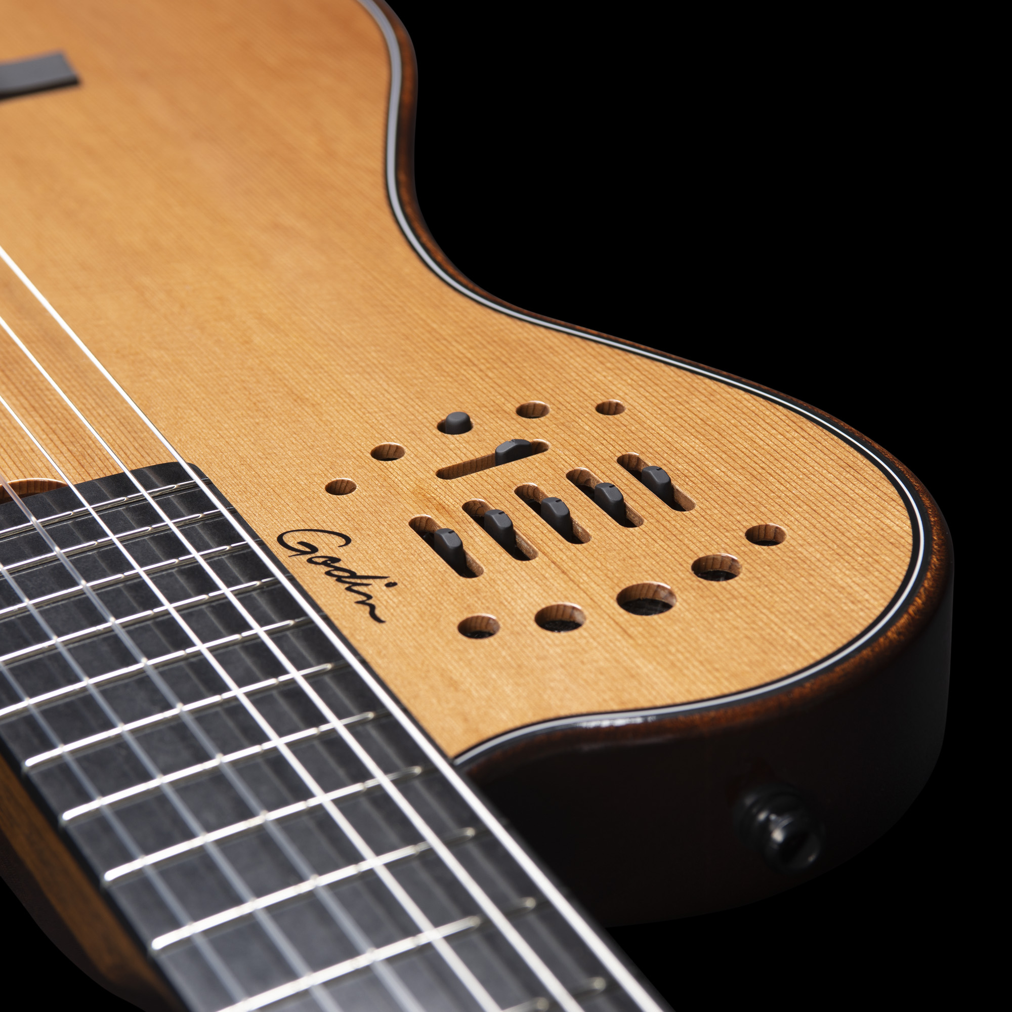 Godin Multiac Mundial Grand Concert Deluxe Mahogany - Natural - Klassieke gitaar 4/4 - Variation 2