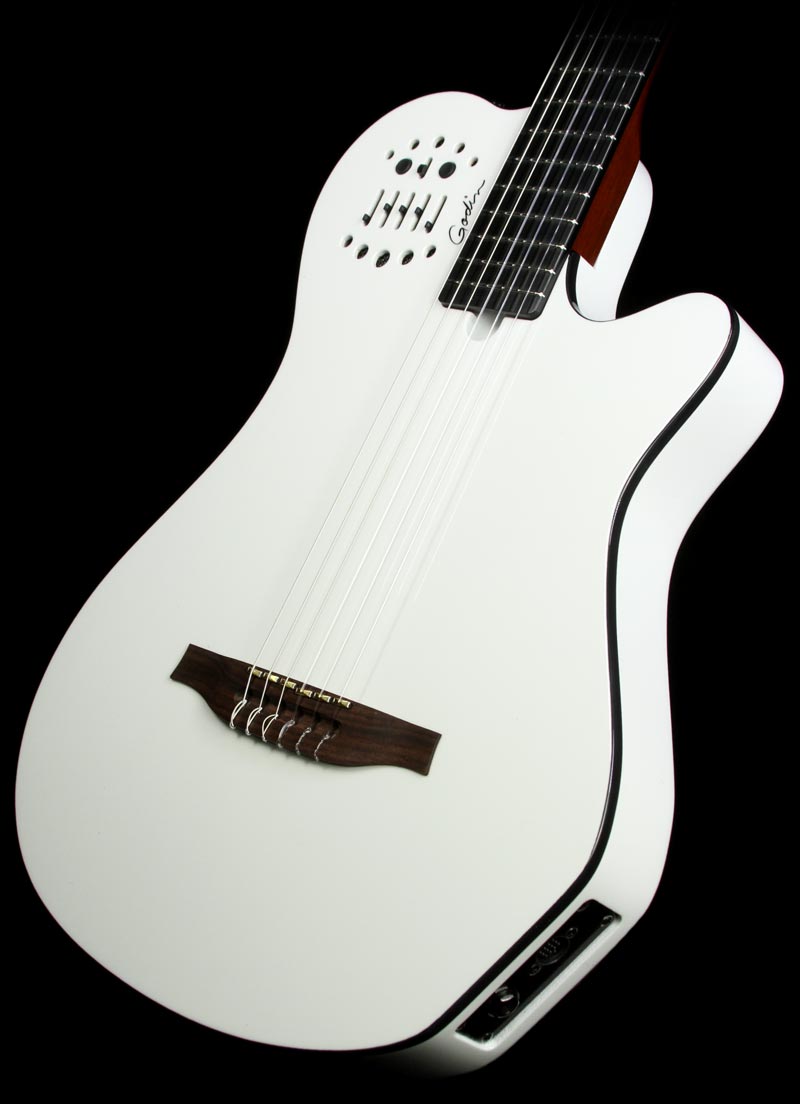 Godin Multiac Nylon Acs Sa Synth Access +housse - White - Klassieke gitaar 4/4 - Variation 2