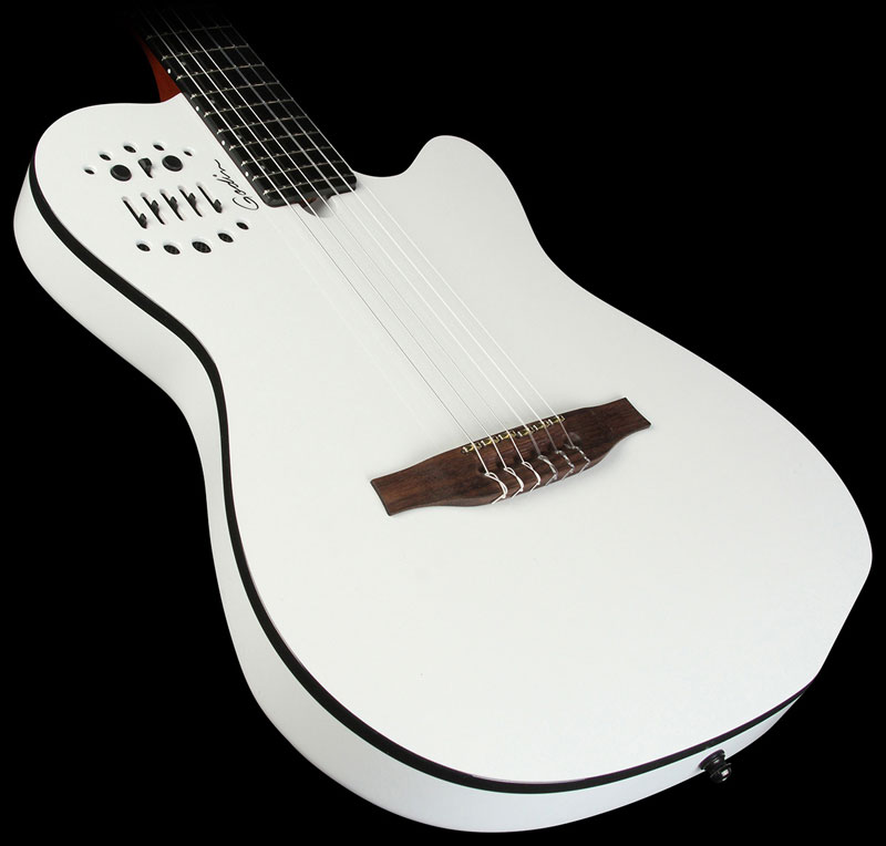 Godin Multiac Nylon Acs Sa Synth Access +housse - White - Klassieke gitaar 4/4 - Variation 3