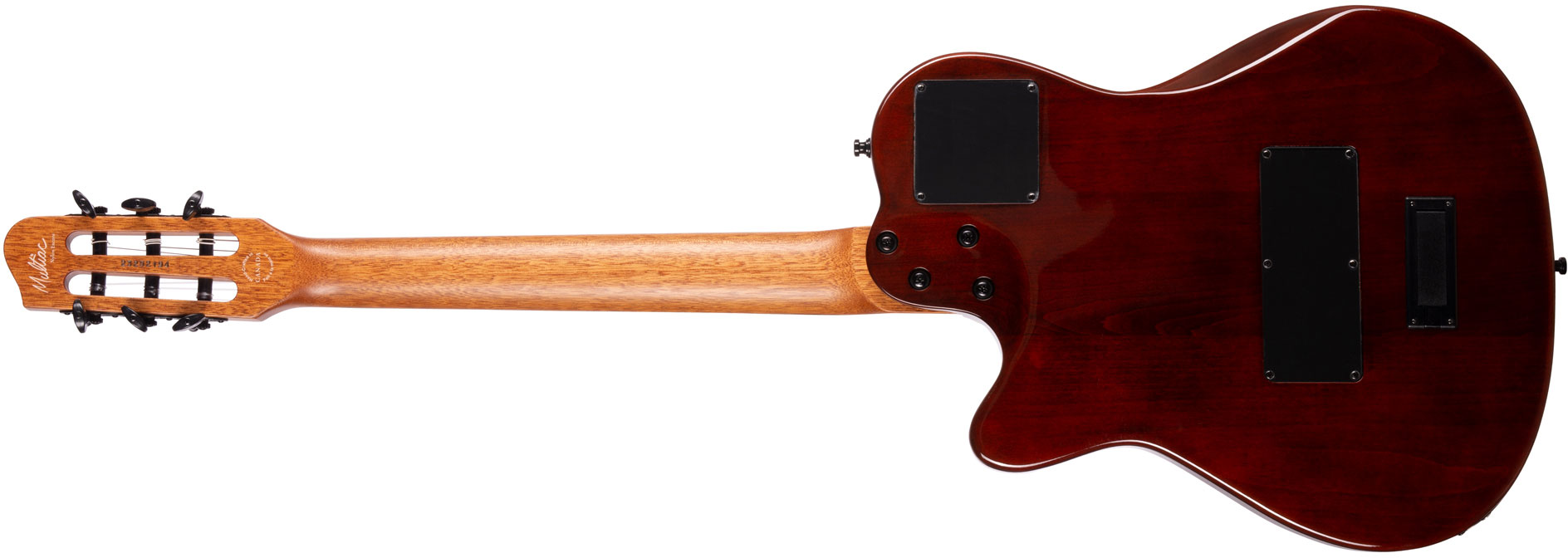 Godin Multiac Nylon Mundial Cw Cedre Acajou Rw - Kanyon Burst - Klassieke gitaar 4/4 - Variation 1