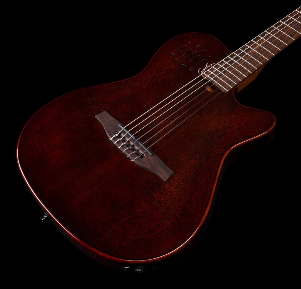 Godin Multiac Nylon Mundial Cw Cedre Acajou Rw - Kanyon Burst - Klassieke gitaar 4/4 - Variation 2