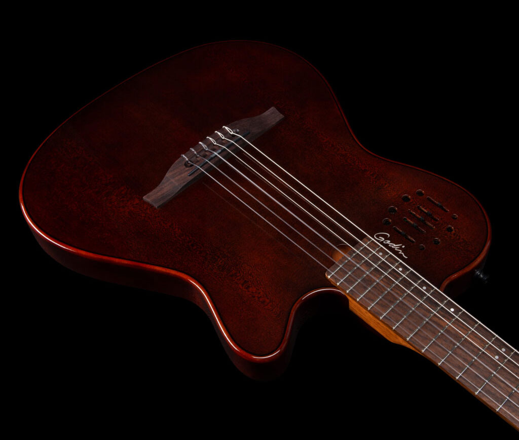 Godin Multiac Nylon Mundial Cw Cedre Acajou Rw - Kanyon Burst - Klassieke gitaar 4/4 - Variation 3