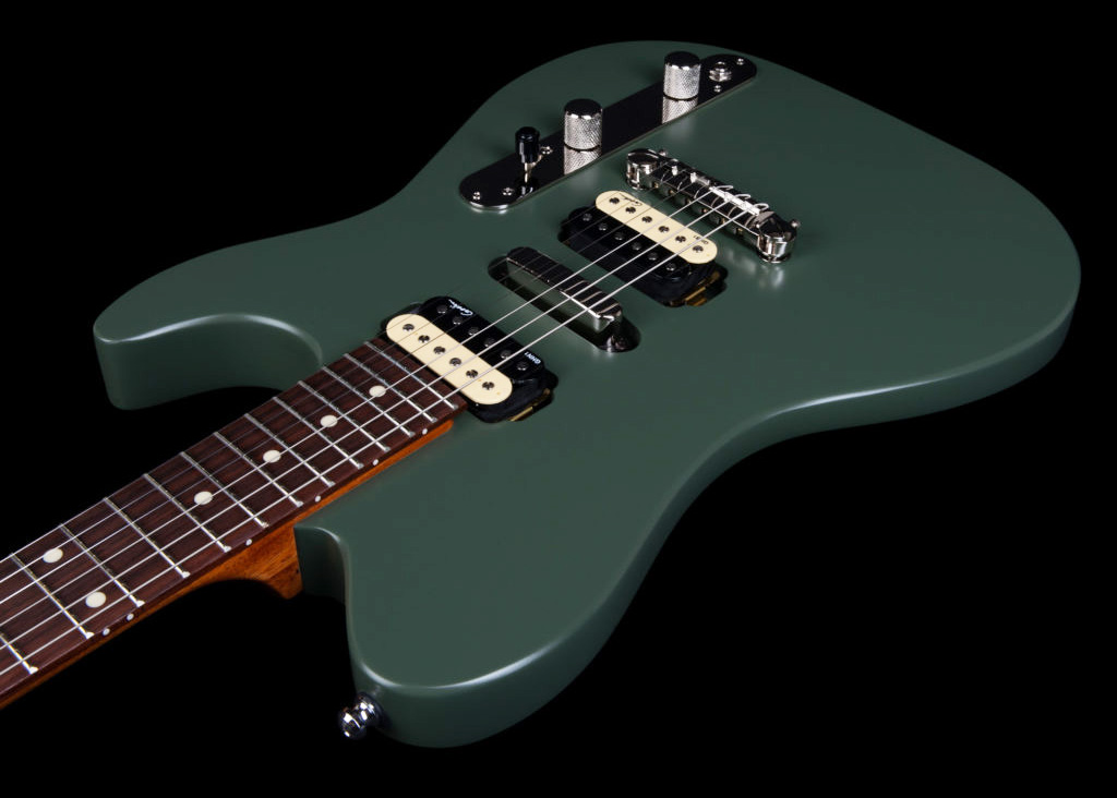 Godin Radium Hsh Ht Rw - Matte Green - Televorm elektrische gitaar - Variation 4