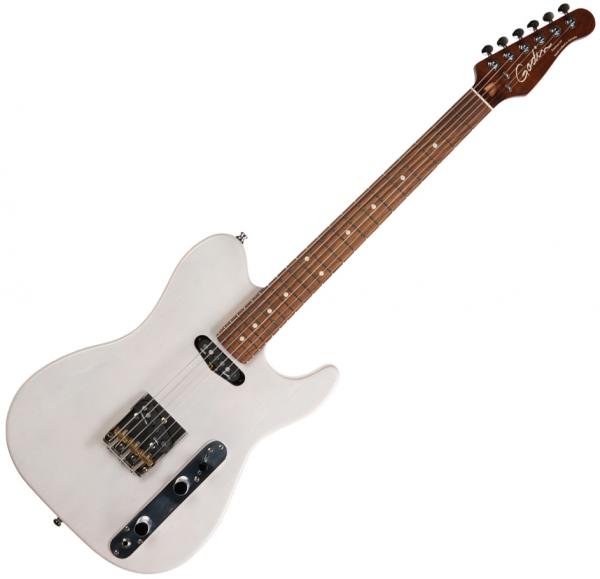 Solid body elektrische gitaar Godin Stadium HT (RW) - Trans White