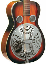 Dobro resonatorgitaar Gold tone Paul Beard PBR Roundneck Resonator Guitar +Case - Sunburst