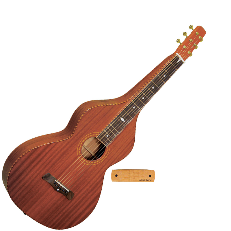Gold Tone Sm-weissenborn Hawaiian Style Slide Guitar + Micro Double Bobinage +etui - Naturel - Lap steel gitaar - Variation 1
