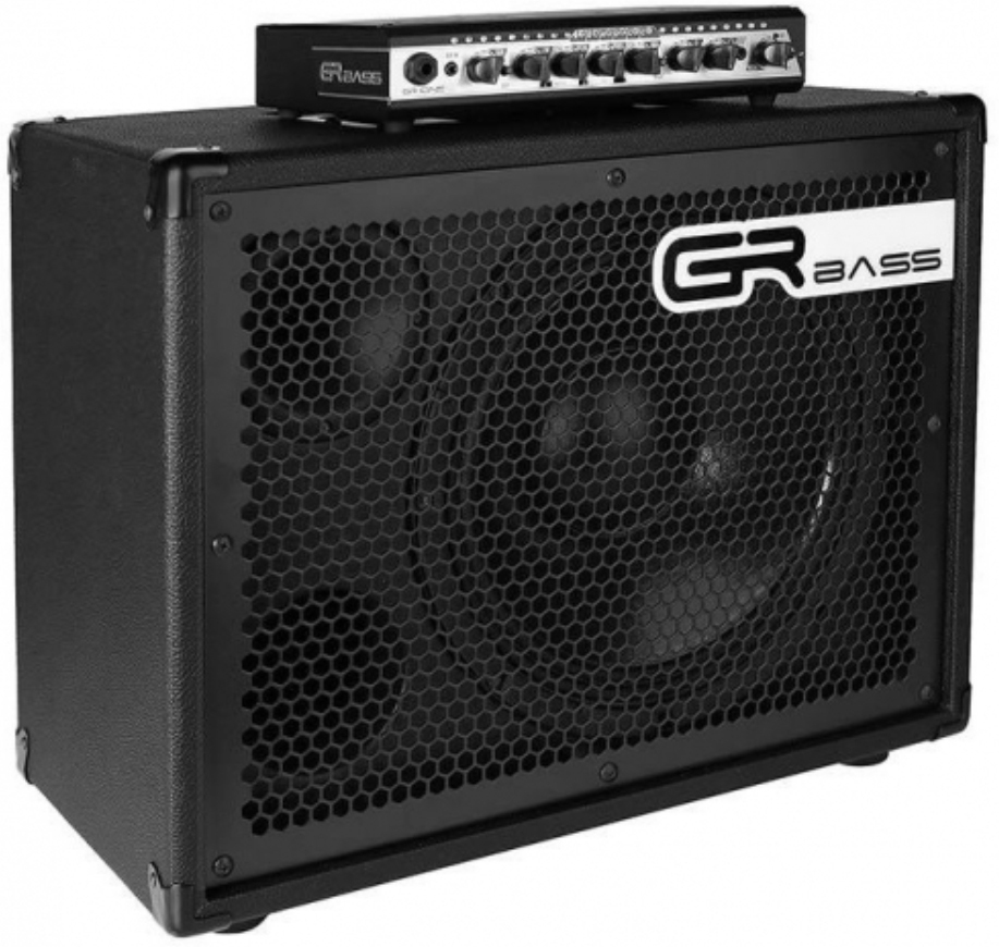 Gr Bass Stack 800 One 800 Head + Gr112h Wood Bass Cab 1x12 350w 8-ohm - Basversterkerstack - Main picture
