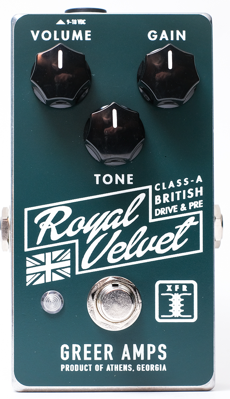 Greer Amps Royal Velvet Overdrive - Overdrive/Distortion/fuzz effectpedaal - Main picture