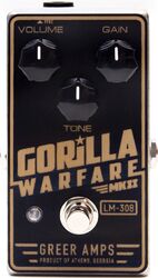 Overdrive/distortion/fuzz effectpedaal Greer amps Gorilla Warfare MKII Distortion