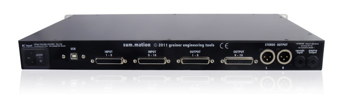 Greiner Engineering Sum Mation - Effecten processor - Variation 2