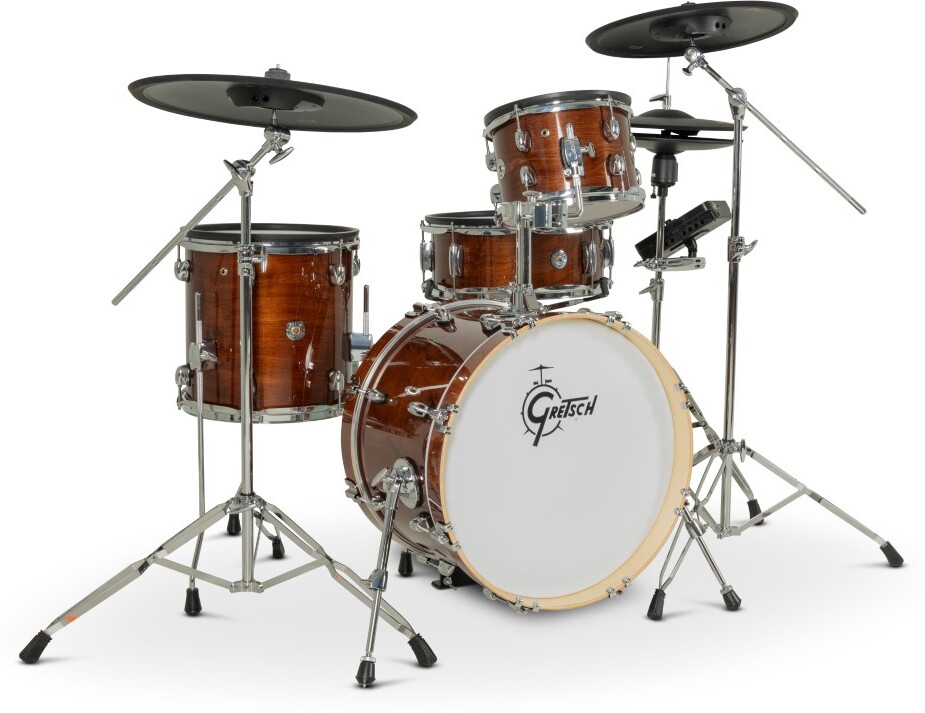 Gretsch Catalina Evo 4 Pc Kit Walnut Glaze - Elektronisch drumstel - Main picture