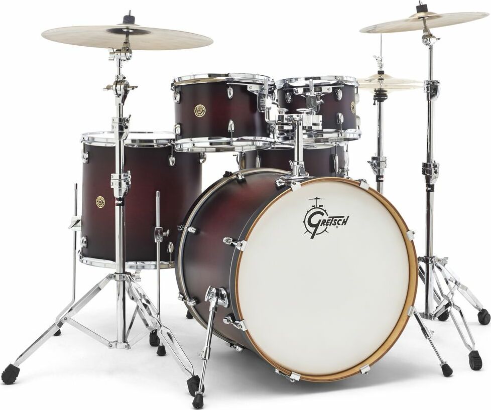 Gretsch Cm1e825sdcb  Catalina Maple Stage 22 - 5 FÛts - Satin Deep Cherry Burst - Stage drumstel - Main picture