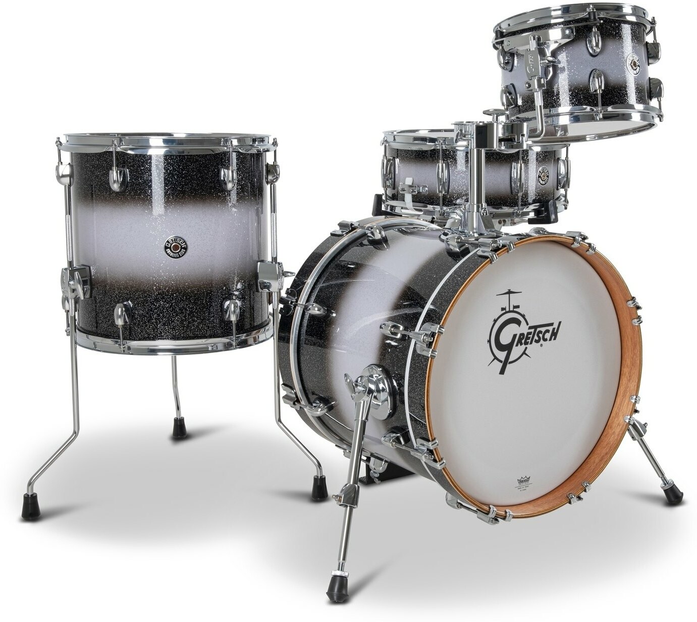 Gretsch Ct1-sk264 Catalina Club Street 4 Futs Jazz 16 - Rhodoid - Jazz drumstel - Main picture