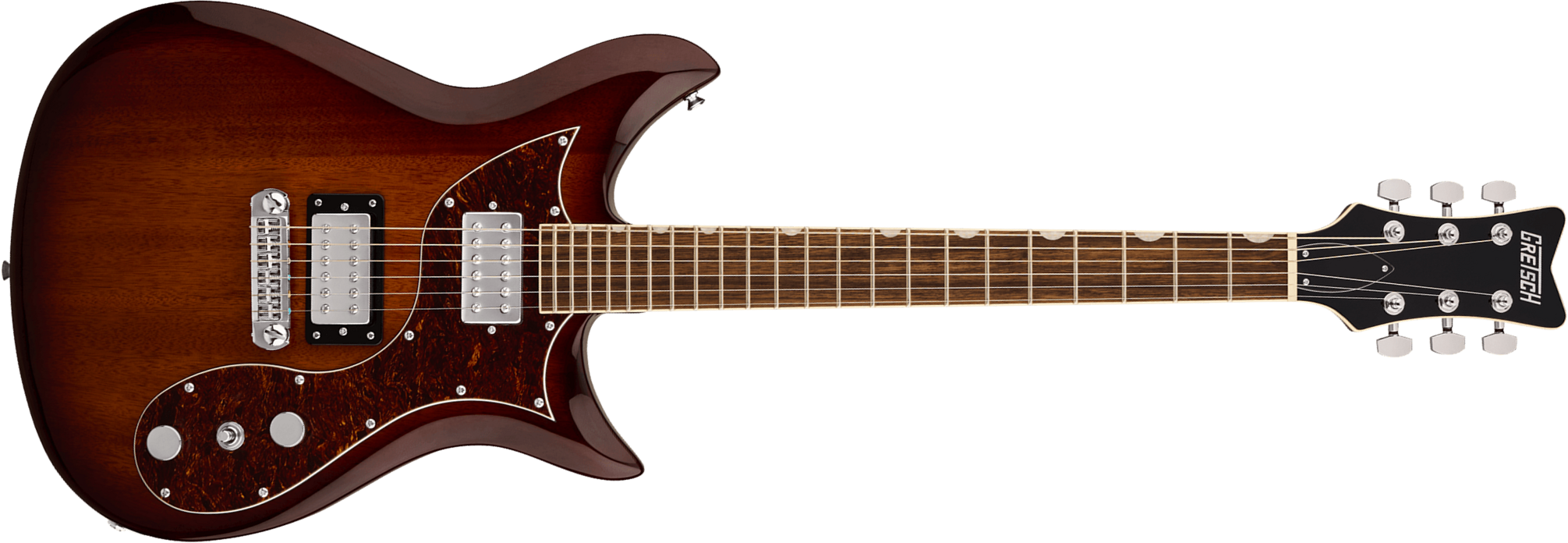 Gretsch Cvt Dc Wraparound Electromatic 2h Ht Lau - Havana Burst - Double cut gitaar - Main picture