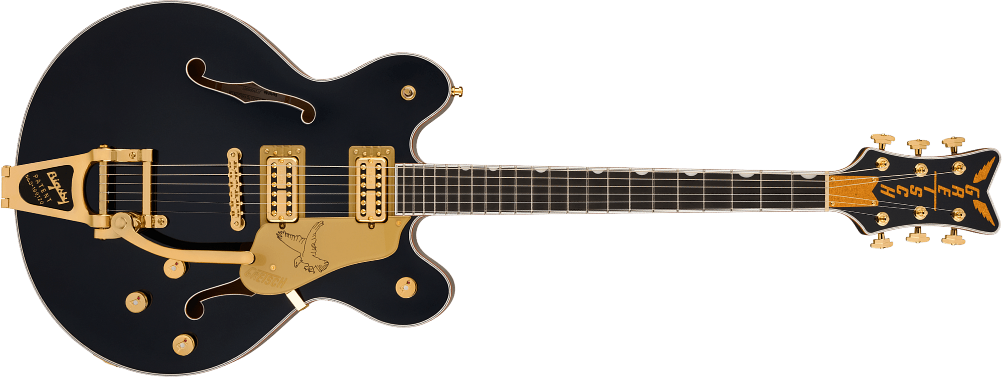 Gretsch Falcon Center Block Dc Bigsby Pro Jap Ltd 2h Trem Eb - Midnight Sapphire - Semi hollow elektriche gitaar - Main picture