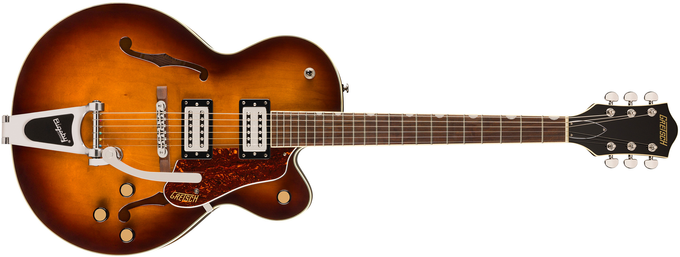 Gretsch G2420t Streamliner Hollow Body Bigsby 2h Trem Lau - Robusto Burst - Hollow bodytock elektrische gitaar - Main picture