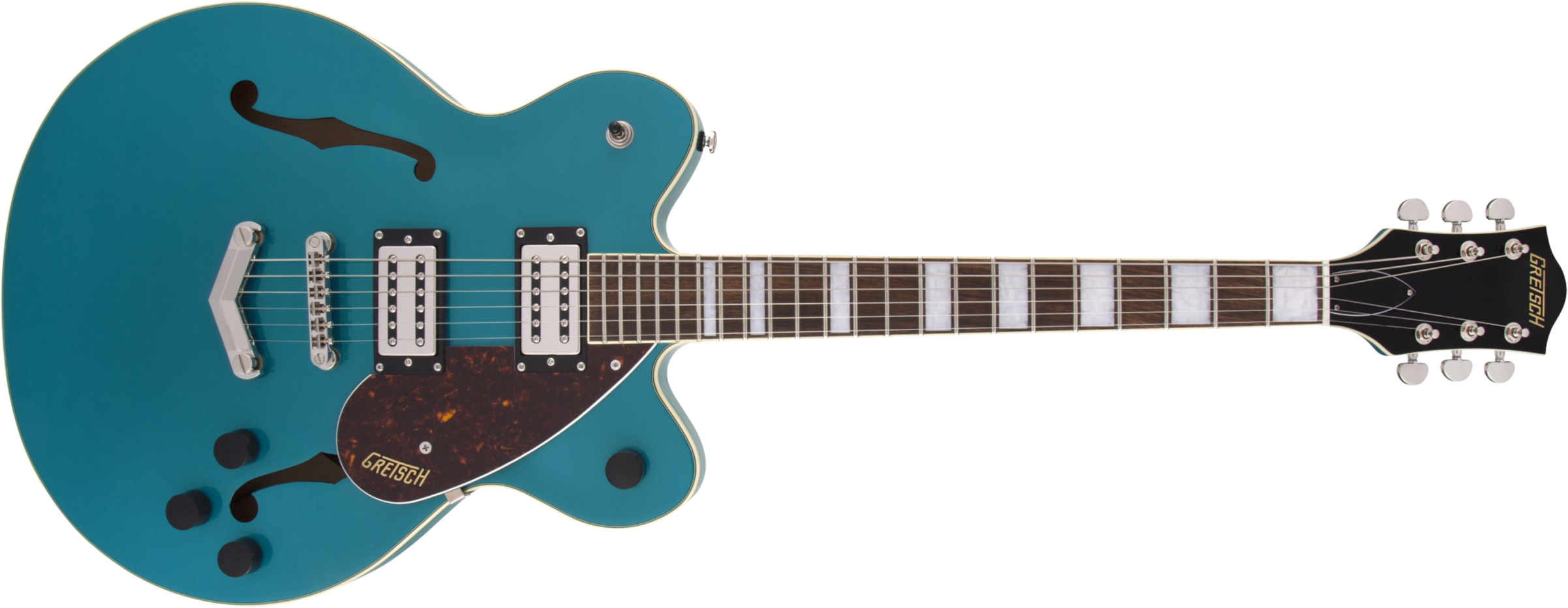 Gretsch G2622t Streamliner Center Block Jr Bigsby Hh Trem Lau - Ocean Turquoise - Semi hollow elektriche gitaar - Main picture