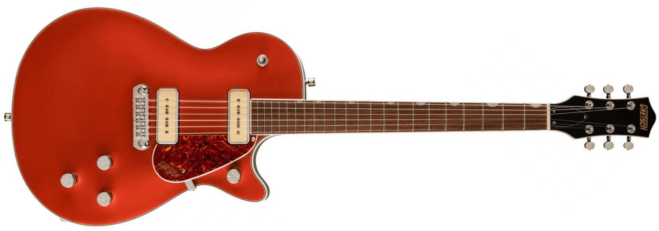 Gretsch G5210-p90 Jet Two 90 Singlecut Wraparound Electromatic 2s Ht  Lau - Red - Enkel gesneden elektrische gitaar - Main picture